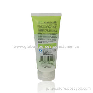 Plastic tube packaging for cosmetics, customized printings are accepted, GMP-certified